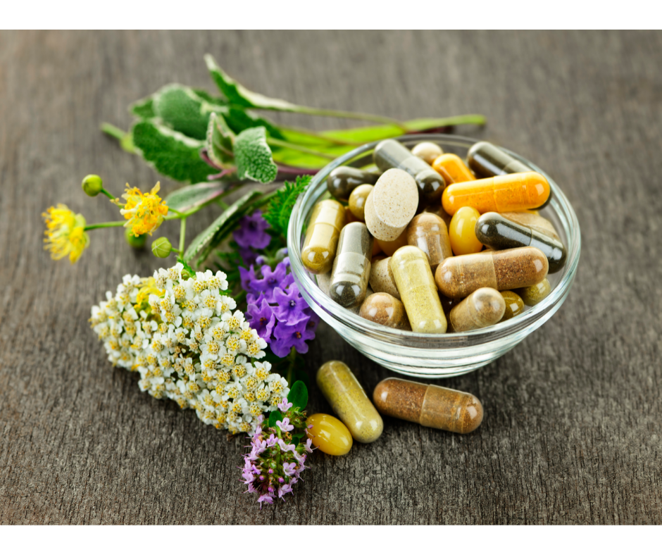 Best multivitamin for women over 40 multivitamins in bowl with plants