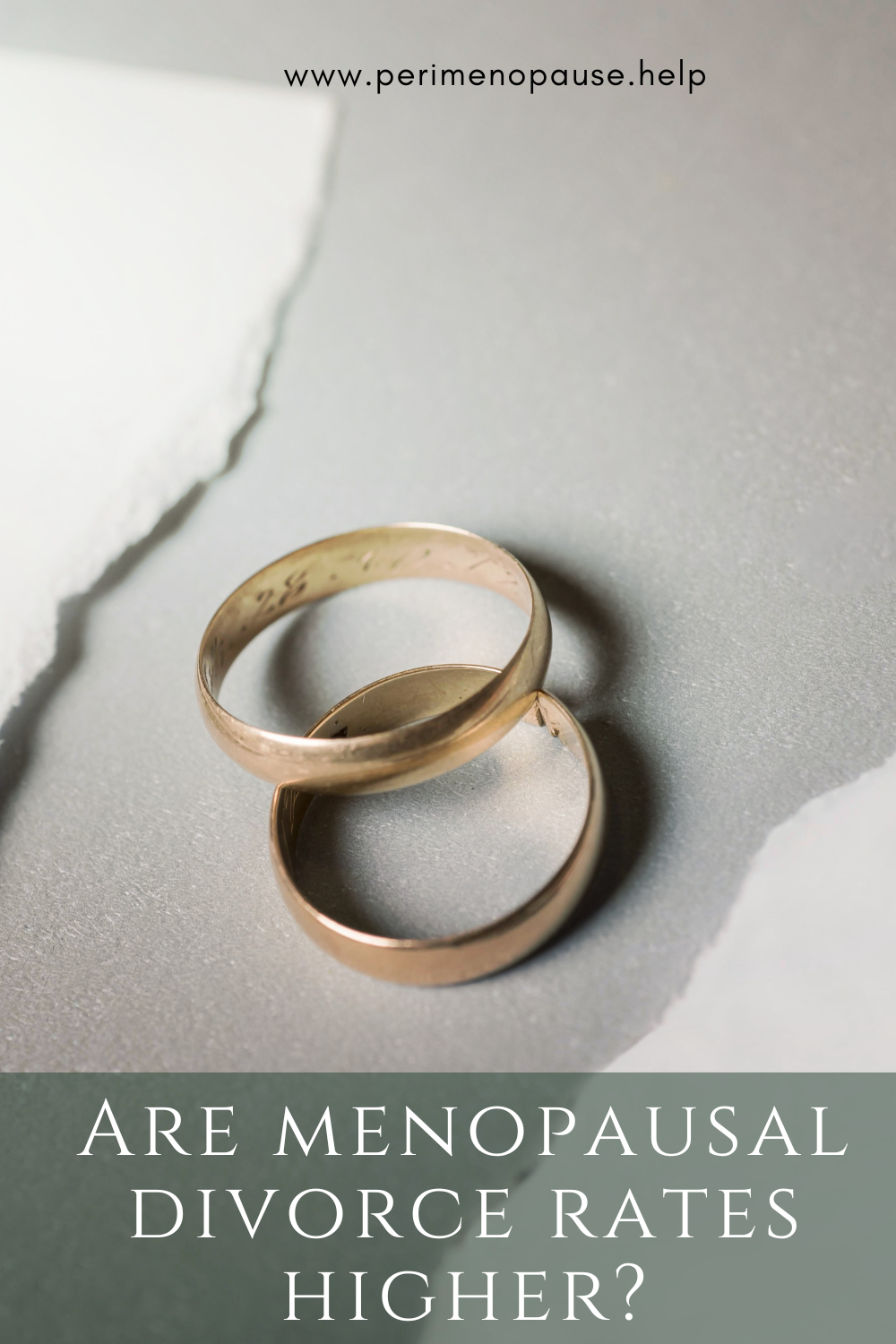 are menopausal divorce rates higher?